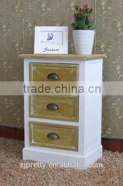 bedroom furniture classic White MDF bedside table/cabinet