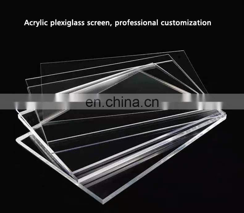 High Quality MMA Acrylic Plexi glass Plastic Sheet 24*24 Inch Acrylic Board UV Printing Silk Screen Customized