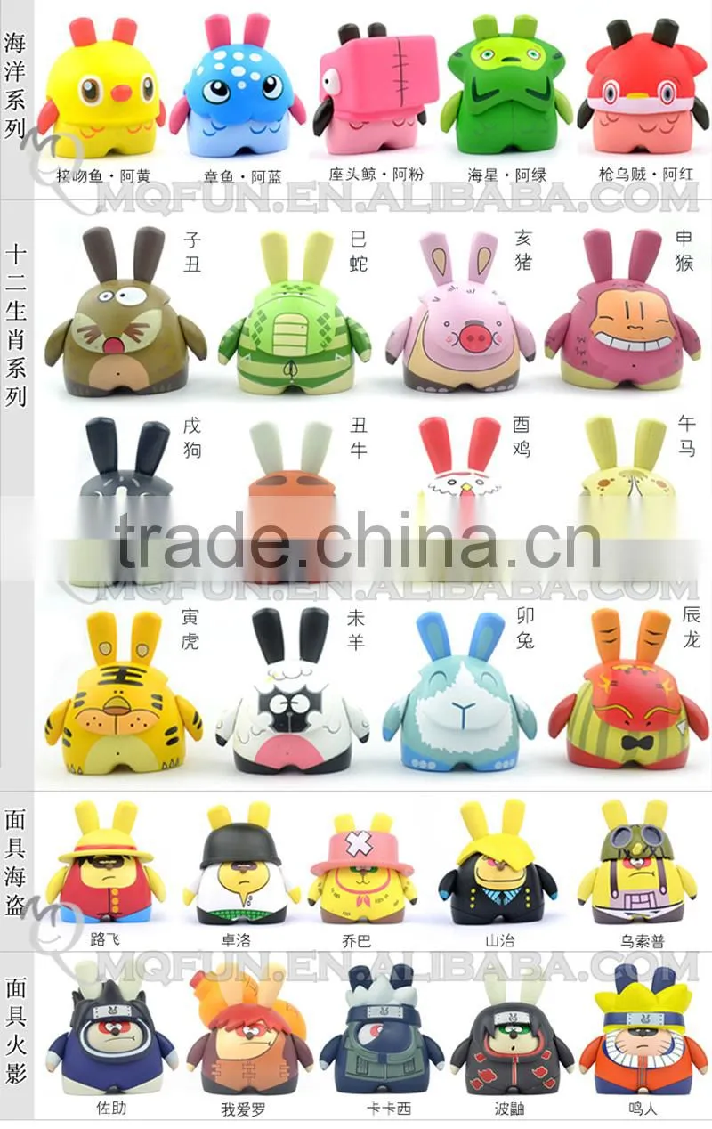 Mini Qute Mask Bear 10cm boy gift plastic reloading Samurai Shodown Hattori Hanzo action figure Game Cartoon toy car Decoration
