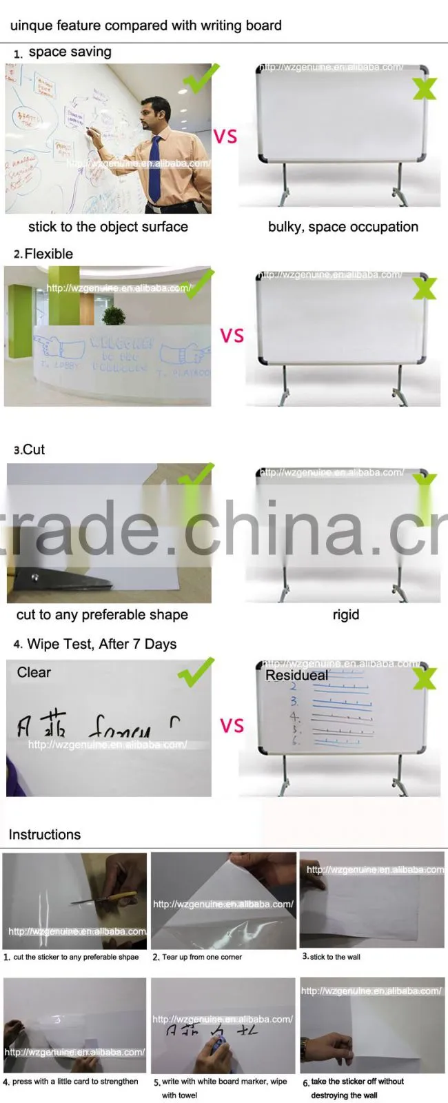 removable wall decal chalkboard stickers blackboard sticker