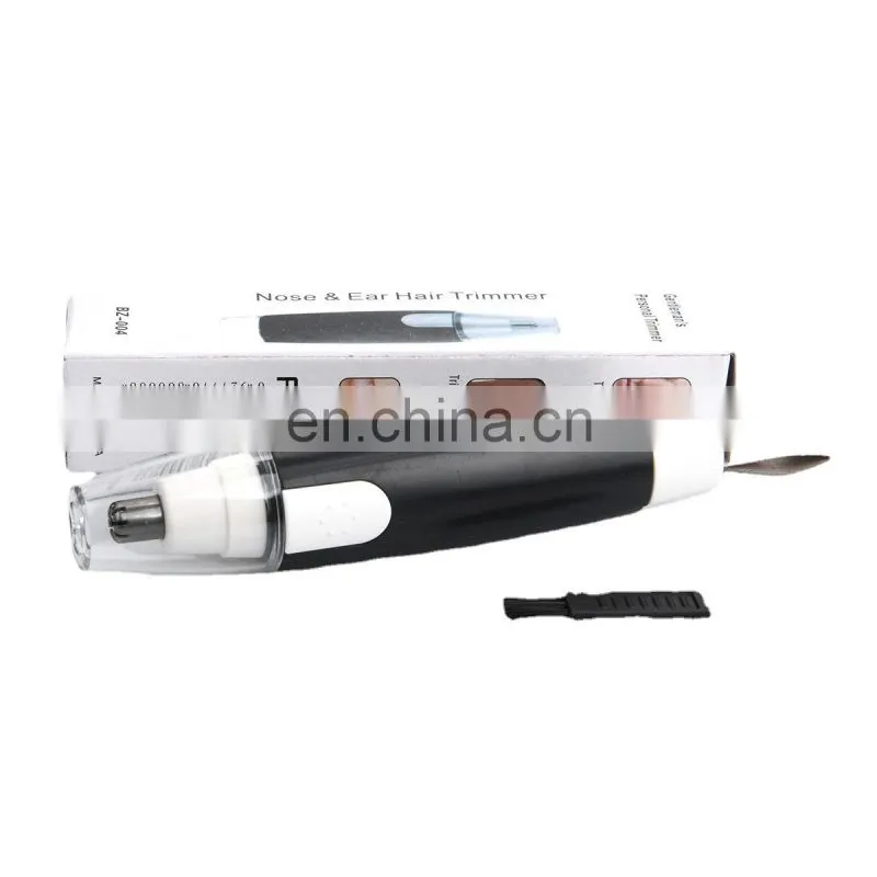 New Portable Electric Nose Hair Trimmer Man Shaving Nose hair removal shaver clipper Black No Spray Nose Hair Clipper