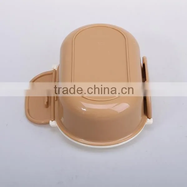 PP plastic children lunch box with spoon