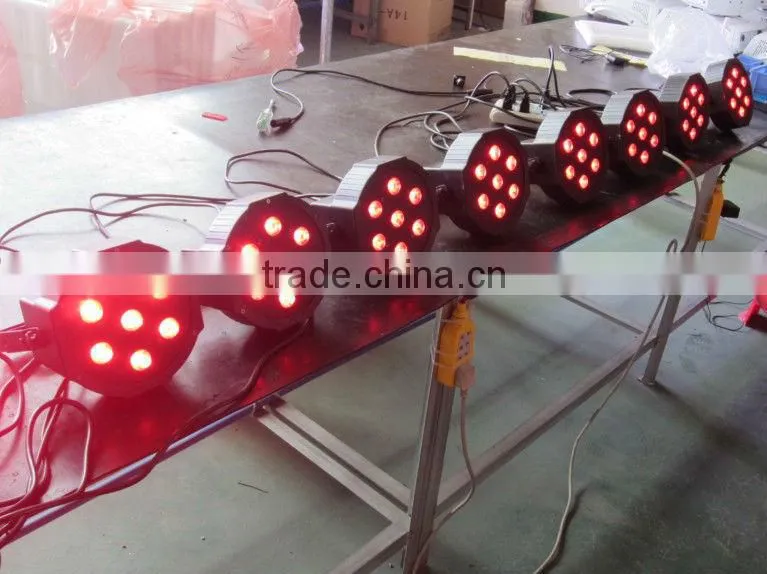 7pcs 10W RGBW 4 in 1 Led Par Light Led Par64 DJ Lighting