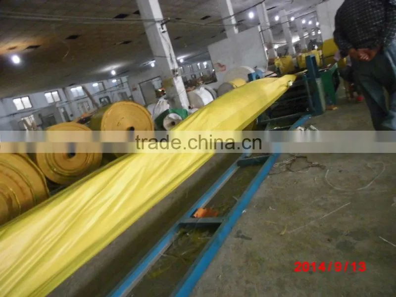 china supplier cheap pp woven fabric roll , pp rice sack bag tubular roll
