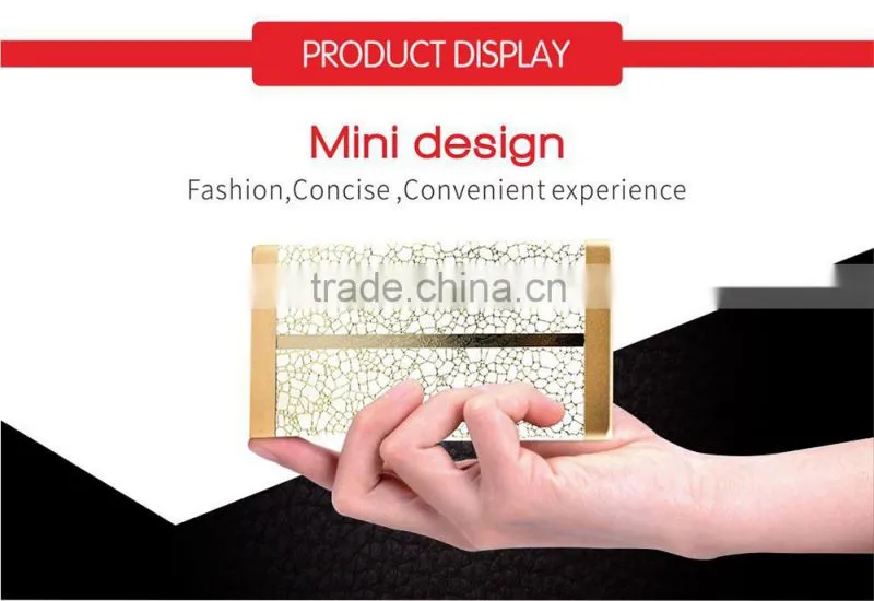 OEM/ODM 8000mah mobile leather power bank