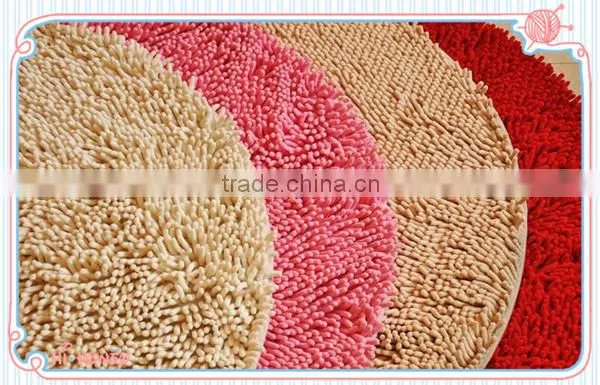 China wholesale new arrival popular microfiber washable kitchen floor mats,chenille mats