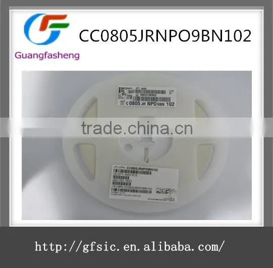 electronics component resititor CC0805JRNPO9BN102