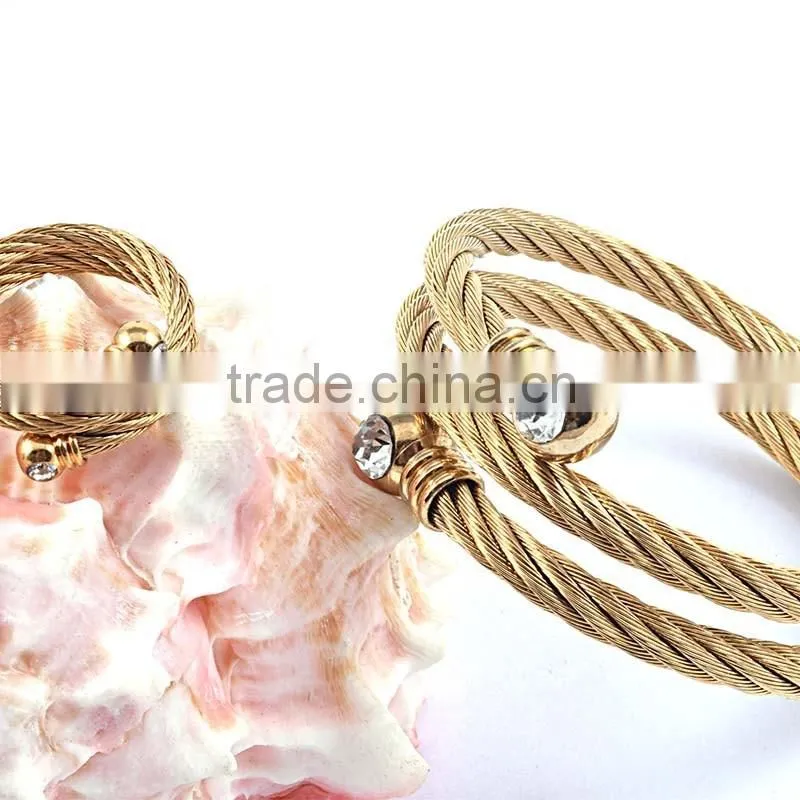 alibaba express turkey new trendy fashion crystal bracelet jewelry sets 2016