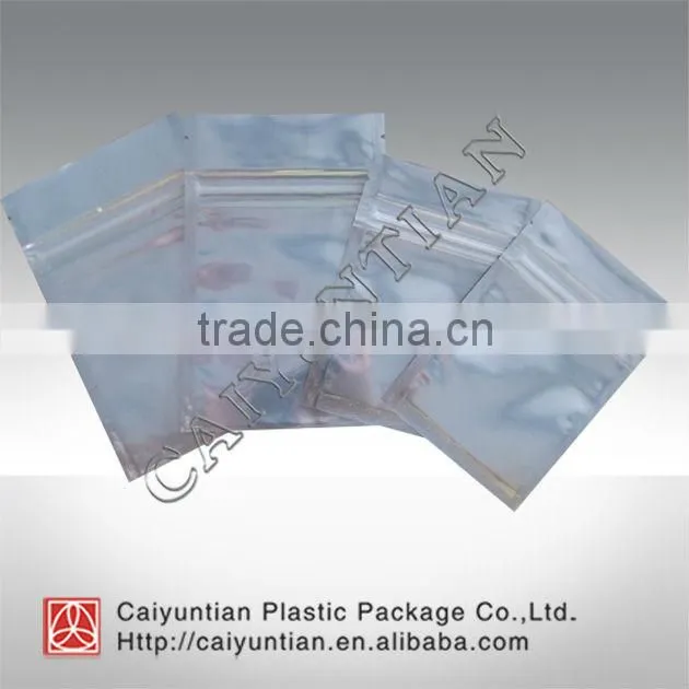 Aluminum foil stand up pouch with zipper customized your logo promotional pouch