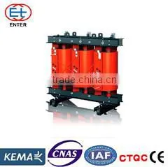 25-2500kva Low loss three type 11kv 33kv dry type transformer 250kva