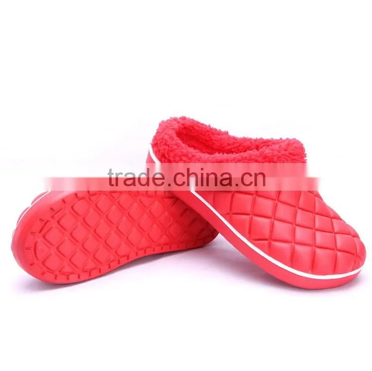New fashion Eva upper winter garden shoes,plastic clogs and sandal for warm slippers
