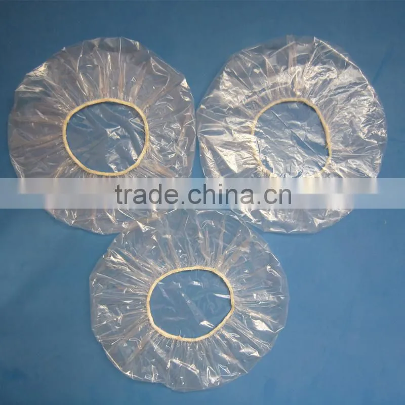 Factory wholesale Plastic Hotel Disposable plastic PE Shower cap