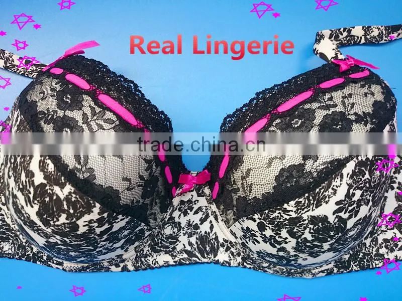 Fashion Plus Size Bra Set