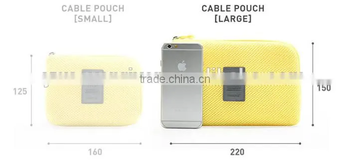 Travel digital power cable charger storage bag