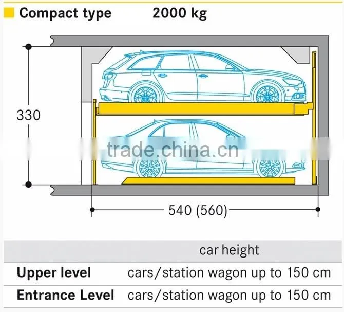 move vertically parking system