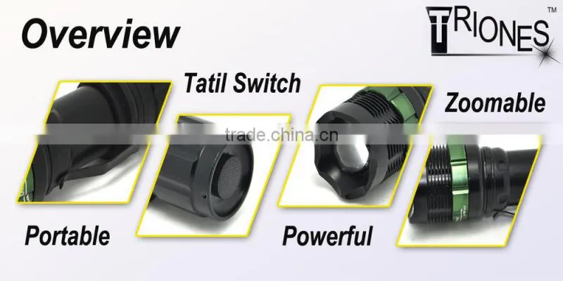 (130377) LED Rechargeable Portable Camping Hiking Search Light