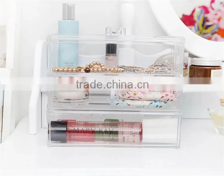 cosmetic box manufacturing popular plastic makeup container