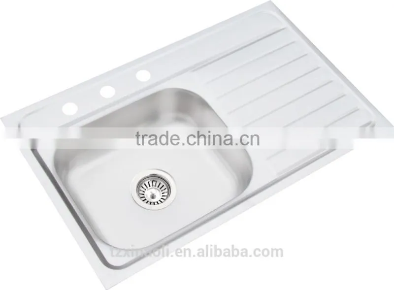 800x500mm XAL8050DL stainless steel sink kitchen sink satin finish for south america