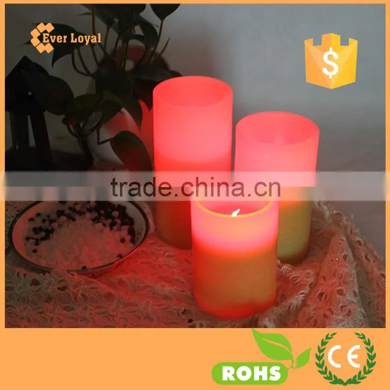 18-key Remote Control Christmas Decorative Pillar Candle Light LED Flameless LED Candle Remote