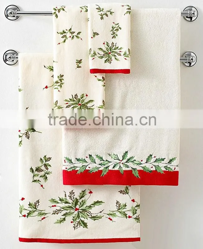 China new products 100% Cotton Towel Sets, decoration face towel sets