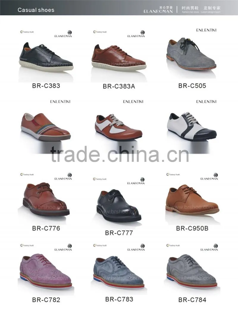 Fashion cheap casual shoes men leather shoes