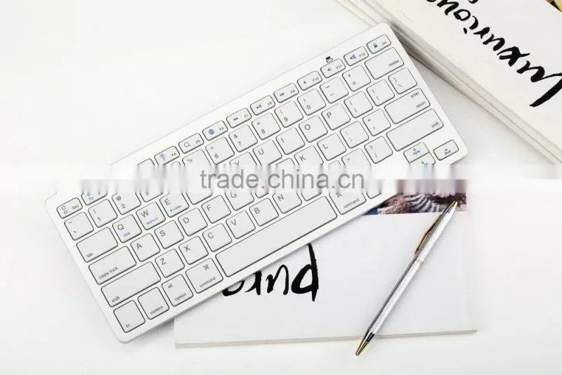 Ultra-Slim Bluetooth Keyboard for iPad Air2, iPad Mini 4 , Galaxy Tab and other Tablets