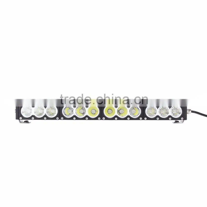 New arrival single row amber and white color led light bar 120w with CE ROHS Certification