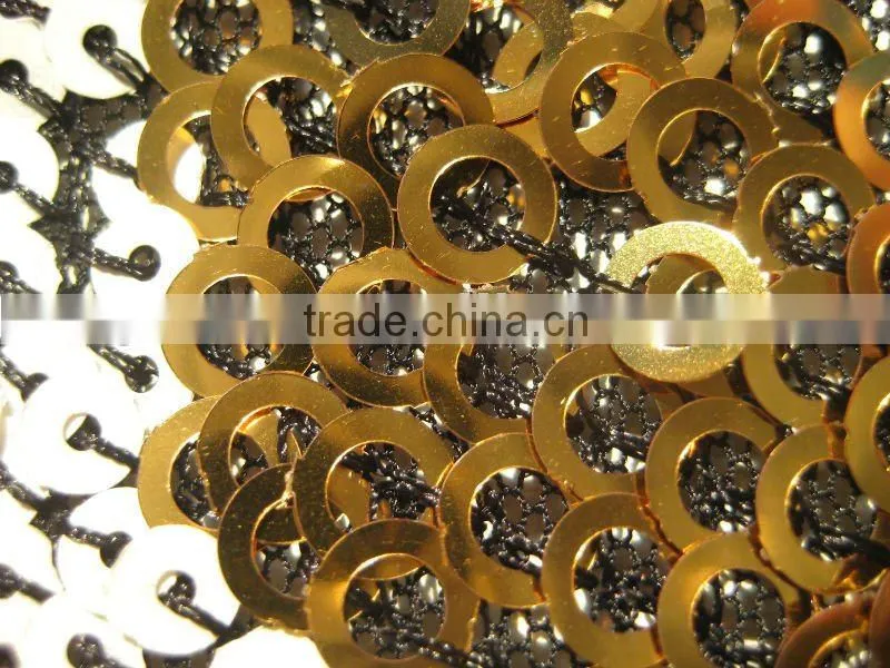 2015 poly fabric sequin mesh fabric textiles