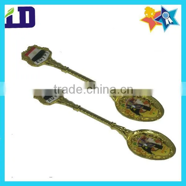 Mini souvenior Spoons,iron metal spoon with chrome plating