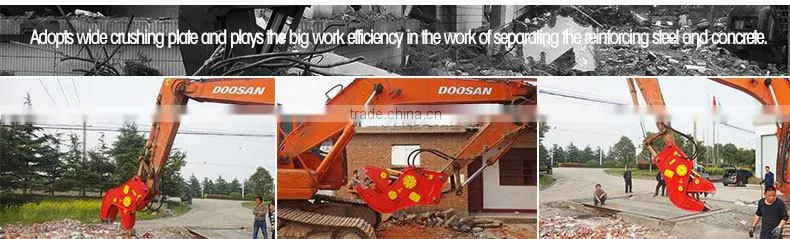 Multi Processor Excavator Attachment/Shear Jaw/Crusher Jaw/Pulverizer Jaw