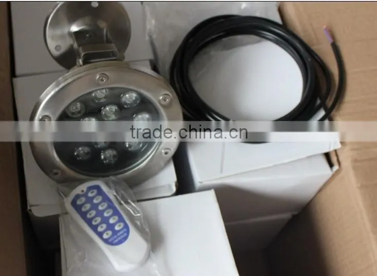 Stainless steel DMX led underwater fountain light