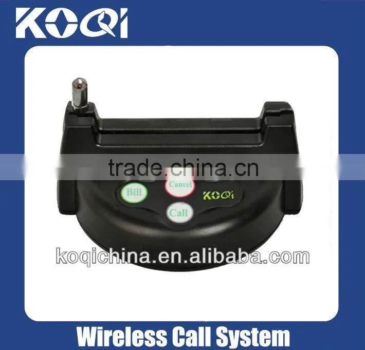 number waiting system for restaurant alarm system wireless waiter call with factory price and new modern