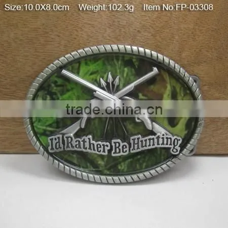 Fashion metal designer gold plate belt buckles