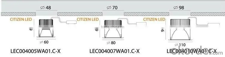 LED Downlight 40-480W CE,RoHS,CCC,SAA Certification high lumen efficacy Office, hotel and shopping mall H1