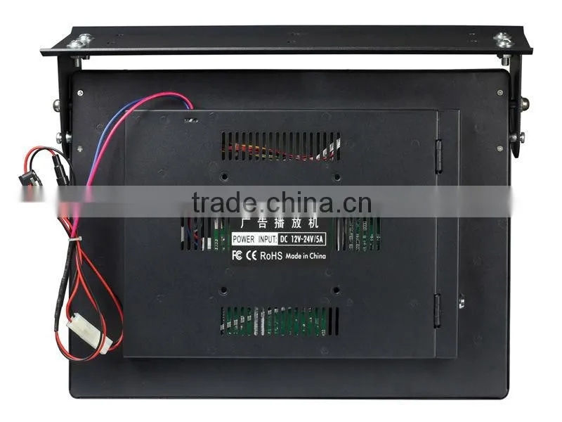 19 inch bus LCD ad player