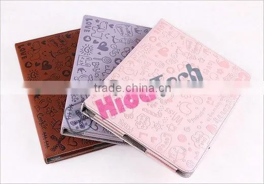 2011 Hot ,for ipad 2 case,horizontal leather Case for apple ipad 2,for Tablet pc leather case with stand