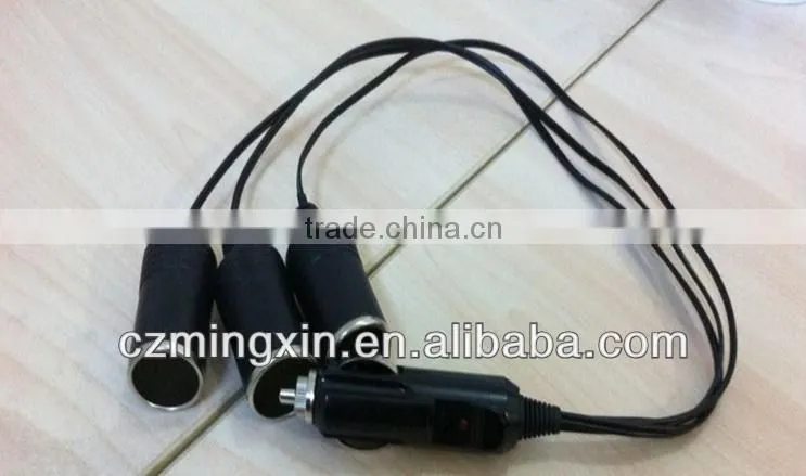 12V ac adapter american style LED light plug cigarette lighter plug cigarette lighter to plug