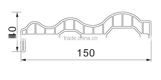 construction material 150 decoration line use for elevator fram panel