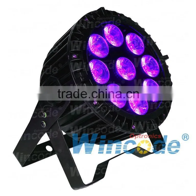 9*15W 5 in 1 waterproof LED Par light / led flat par light / stage lighting / disco light