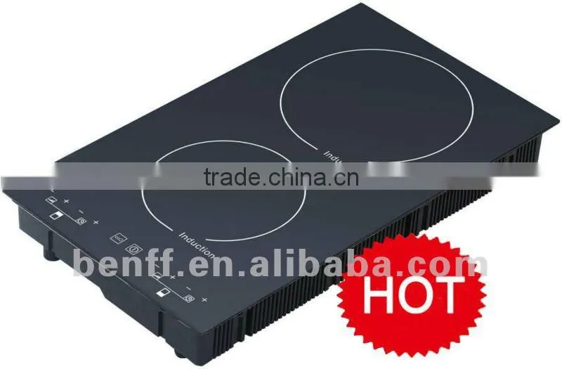 With CE, CB, GS, RoHS, ERP certificate! touch control digital display 3000w two burner induction cooker eurokera