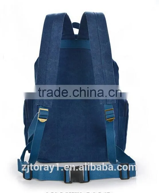 Promotional Fshion Canvas Backpack Bag Wholesale For Teenage Girls