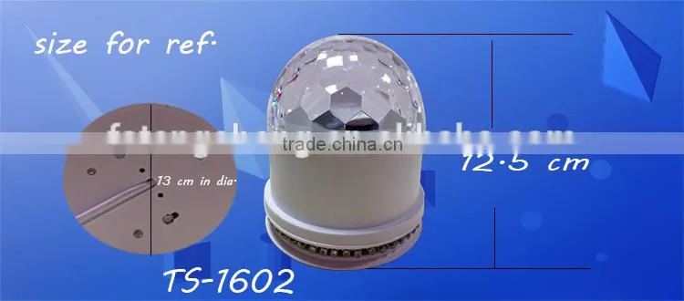 Disco/Party decoration RGB rainbow color changing Led sunflower ball lights