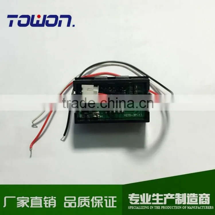 LED Red 2.5-30V Blue 3-30V Green 2.7-30V Digital Voltmeter Voltage Panel Meter for motorcycle car,auto etc