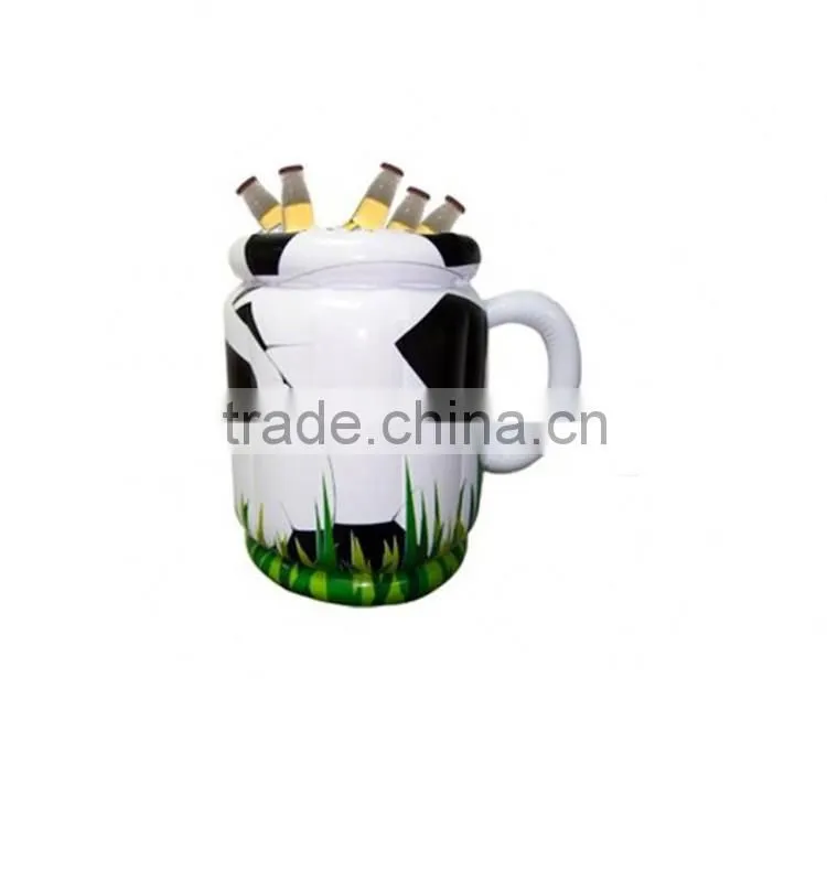 2016 hot sale Football Inflatable Beer Cooler inflatable wine cooler