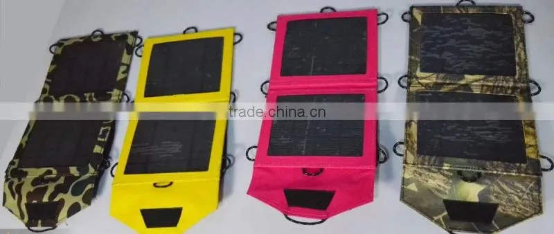 Waterproof and Powerful 3.5w foldable portable solar charger for mobile phone ipad and tablet