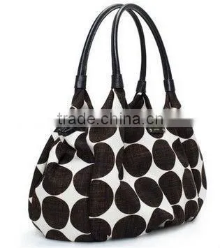 2013 new designer dots cotton bag,bags handbags fashion