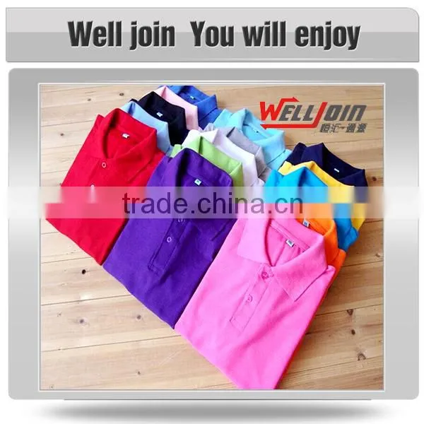 Newest design wholesale price Mens 100% cotton custom polo shirt