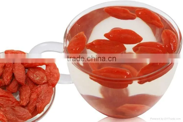 sweet and dried goji fruit