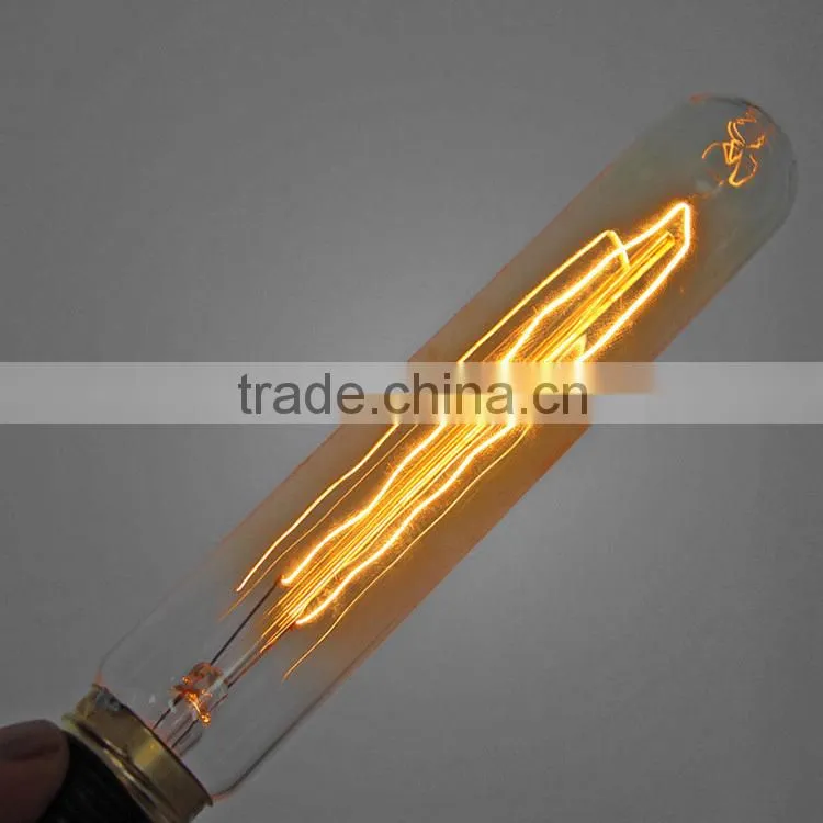 Vintage Cylinder Amber Filament Bulb Edison lamp bulb