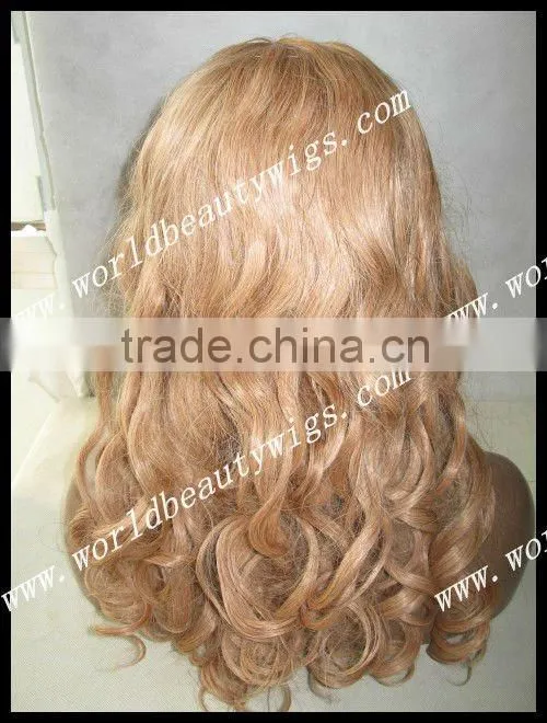 world beauty wigs popular TOP quality 100% virgin indian remy hair lace front wig from factory directly